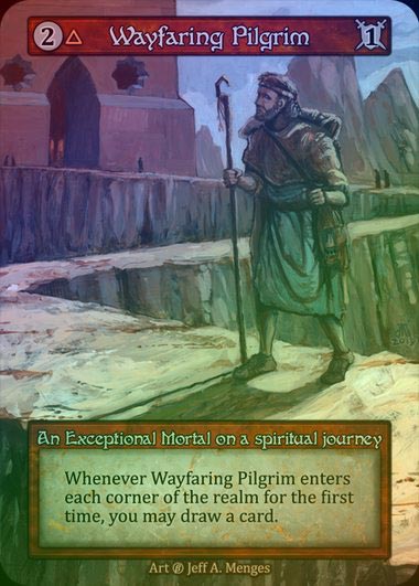 【FOIL】[Fire] Wayfaring Pilgrim [beta-Exceptional]